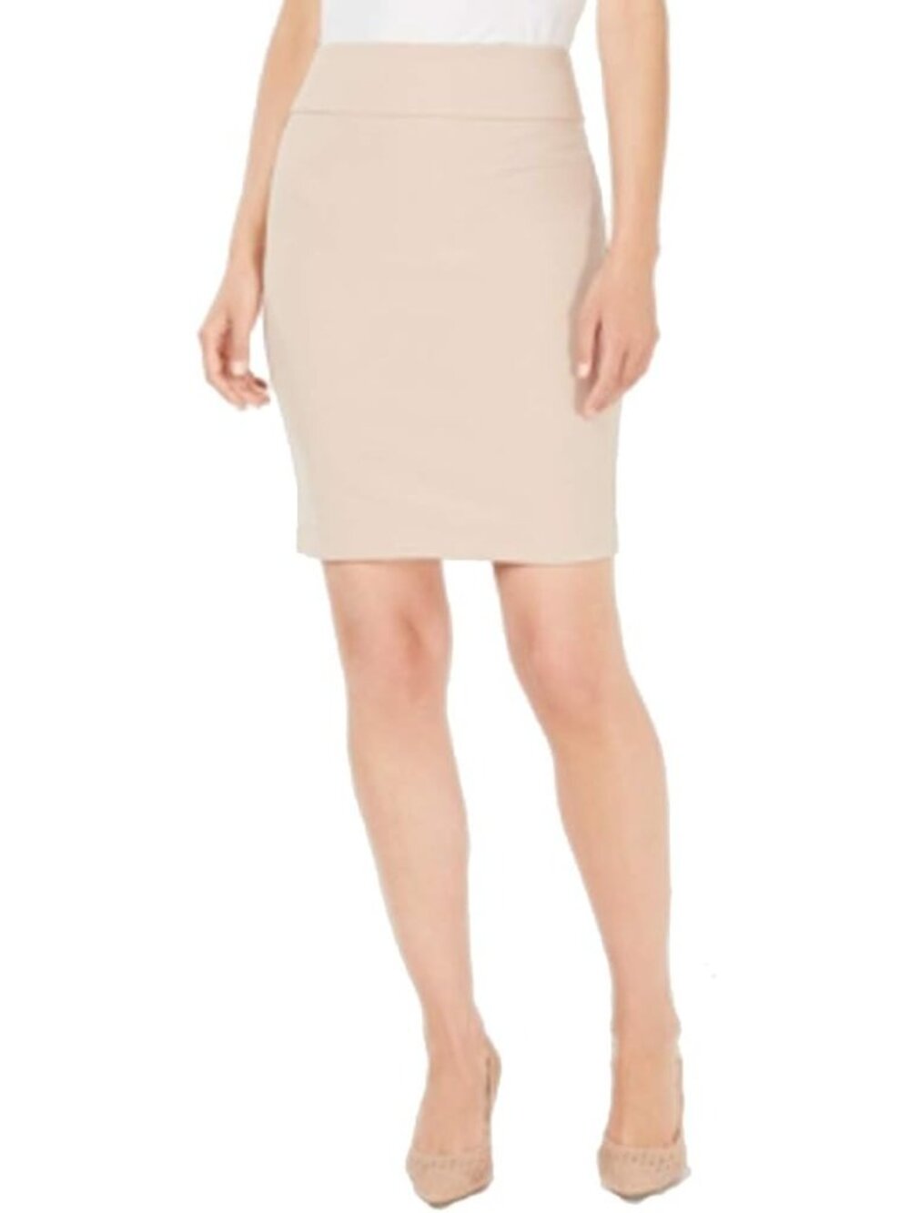 Alfani Petite Petite- small Taupe Bandage Bodycon Mini Skirt
